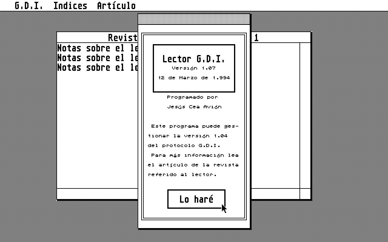 GDI No. 1 atari screenshot